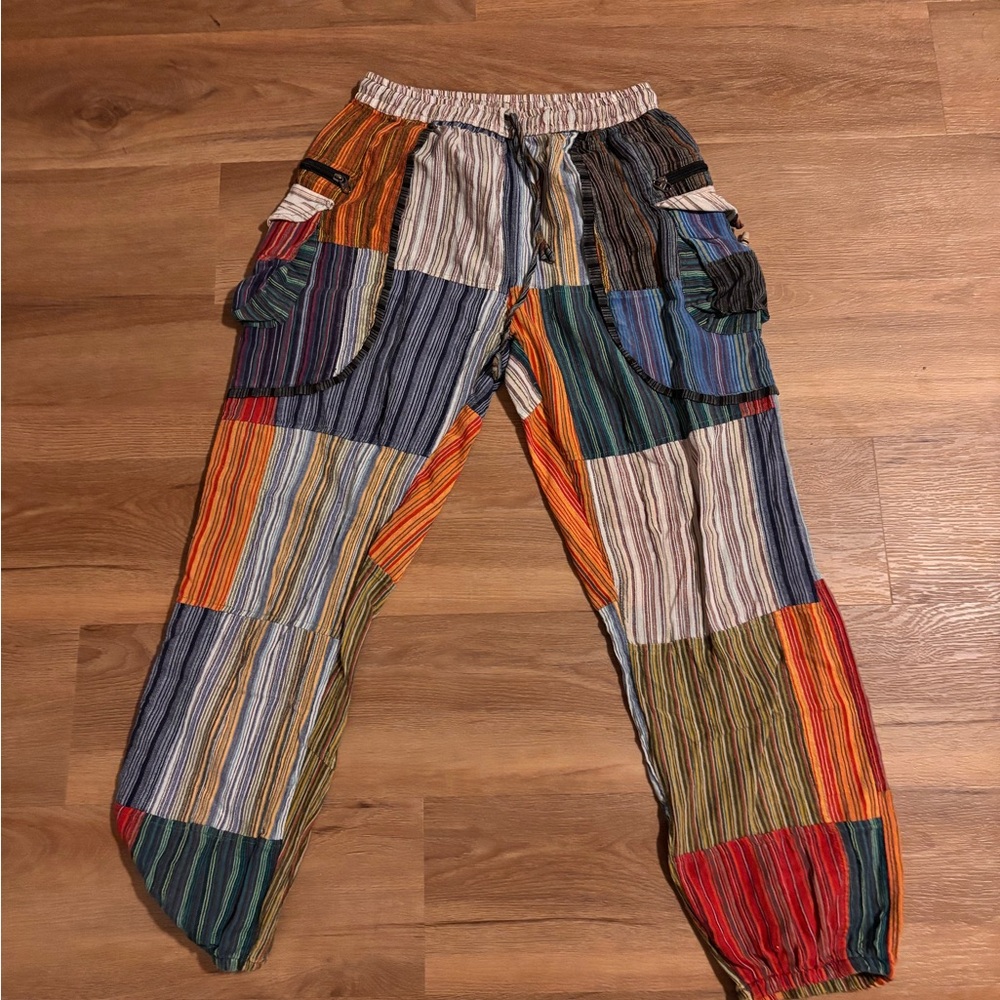 Patch Work Pants - image 3